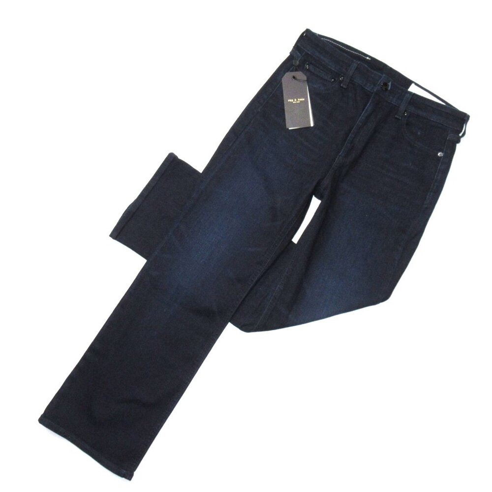 NWT Rag & Bone Nina High Rise Ankle Flare in Esme Stretch Crop Jeans 29 $225